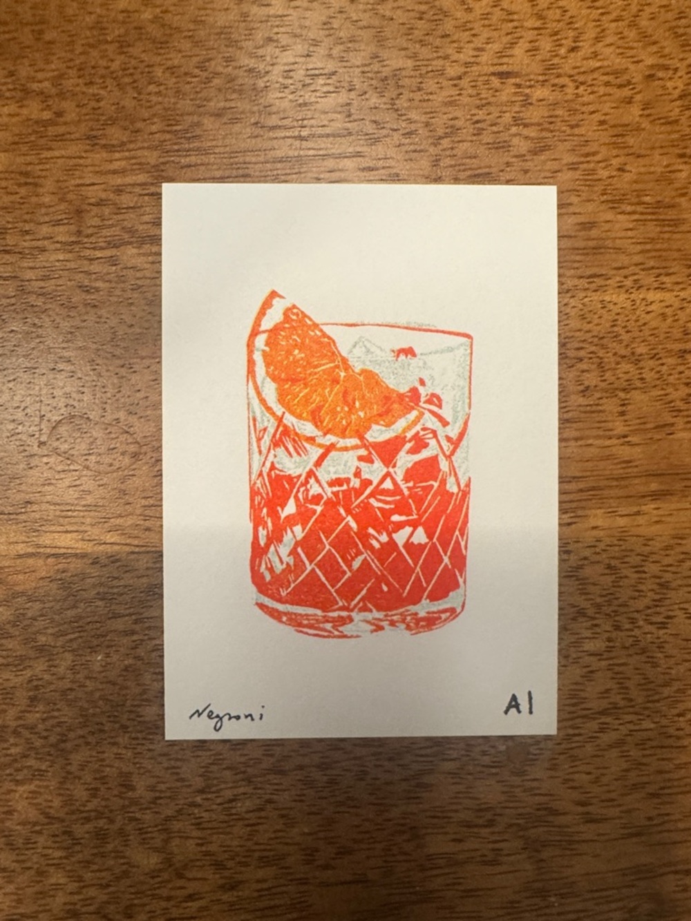 Inciardi Negroni Mini Print